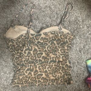 Leopard Print Women's Top